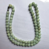 8mm Myanmar Jade Stone Beads Necklace for Women DIY Jewelry