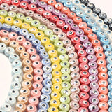 8mm Red Purple Pink Ceramic Beads