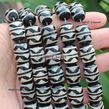 8pcs 10x14mm Ancient Tibet Dzi Agates Beads for DIY Jewelry Making