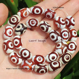 8pcs 10x14mm Ancient Tibet Dzi Agates Beads for DIY Jewelry Making
