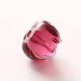 8pcs 12x10mm 3D Round Flower Shape Czech Glass Beads for DIY Jewelry Making