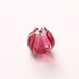 8pcs 12x10mm 3D Round Flower Shape Czech Glass Beads for DIY Jewelry Making