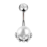 8pcs 14G Navel Belly Piercing Surgical Steel CZ Body Jewelry