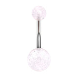8pcs 14G Navel Belly Piercing Surgical Steel CZ Body Jewelry