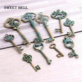 Metal Mix Green Bronze Charms for Jewelry Making D6404