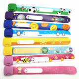 8pcs Adjustable Safety Bracelets for Kids Waterproof ID Bracelet SH326
