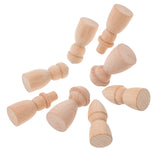 8pcs Adorable Kids Painting Toys Unfinished Wood Craft