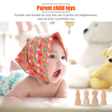8pcs Adorable Kids Painting Toys Unfinished Wood Craft