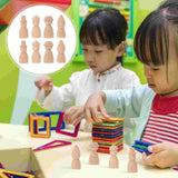 8pcs Adorable Kids Painting Toys Unfinished Wood Craft