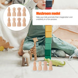8pcs Adorable Kids Painting Toys Unfinished Wood Craft