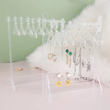 8pcs Acrylic Jewelry Display Rack Earrings Hanging Stand