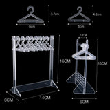 8pcs Acrylic Jewelry Display Rack Earrings Hanging Stand