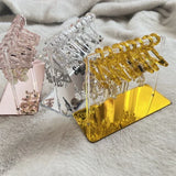 Acrylic Coat Shape Earring Jewelry Hanger Stand Organizer