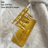 Acrylic Coat Shape Earring Jewelry Hanger Stand Organizer