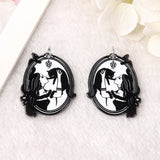 8pcs Hecate Goddess Charms Acrylic Witchy Wicca Pagan Pendant Findings