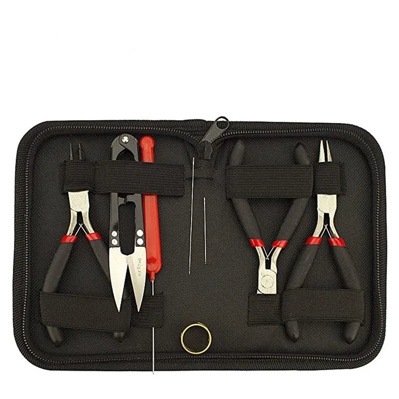 8pcs Jewelry Making Tools Kits Organizer for DIY Bracelet Necklace