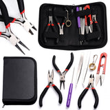 8pcs DIY Jewelry Making Tool Set Side Cutter Scissor Beading Tweezers