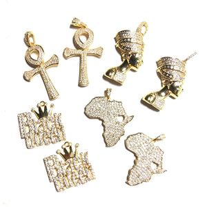 8pcs Mix Charms Bundle Pendant for Women Necklace Bracelets Jewelry Making
