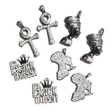 8pcs Mix Charms Bundle Pendant for Women Necklace Bracelets Jewelry Making
