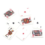 8pcs Poker Cards Charms Acrylic Pendants for Diy Jewelry Making