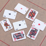 8pcs Poker Cards Charms Acrylic Pendants for Diy Jewelry Making