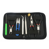 8pcs DIY Jewelry Making Tool Kits Pliers Set Needle-Nosed Plier Wire Cutter