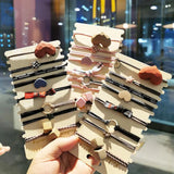 8pcs Girl Elastic Hair Tie Ponytail Headband Hair Accessories