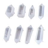 8pcs Geometric Shape Silicone Mold for Epoxy Resin Casting