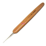 8pcs/bag Double Crochet Needle For Locs Bamboo Dreadlock Crochet Hook