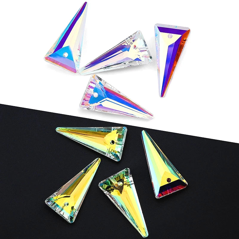 6480 Spike Pendant Rhinestone Crystal Beads for DIY Jewelry Making