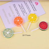 8pcs Fruit Lollipop Resin Charms for Earring DIY Jewelry Making