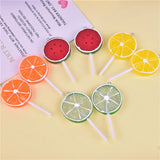 8pcs Fruit Lollipop Resin Charms for Earring DIY Jewelry Making