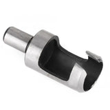 8pcs Carbon Steel Wood Plug Cutter 10mm Round Shank Drill Bit Set