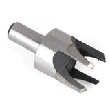 8pcs Carbon Steel Wood Plug Cutter 10mm Round Shank Drill Bit Set