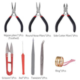 8pcs Jewelry Making Tools Pliers Cutter Scissors Tweezers Set