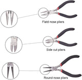 8pcs Jewelry Making Tools Pliers Cutter Scissors Tweezers Set