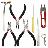 8pcs Jewelry Making Tool Kits Pliers Set Wire Cutters Beading Tweezers