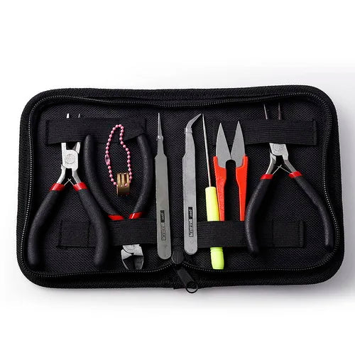 8pcs Jewelry Making Tool Kits Pliers Set Wire Cutter Beading Tweezers