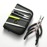 8pcs Jewelry Making Tools Kit Diagonal Pliers Scissors Beaded Tweezers Set