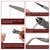 8pcs Jewelry Pliers Beading Tool Kit Wire Cutter Craft Equipment