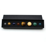 8pcs Chakras Cat Eye Stone Beads for DIY Jewelry