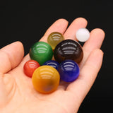 8pcs Chakras Cat Eye Stone Beads for DIY Jewelry