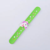 8pcs Unicorn Slap Bracelet Papa Wristband Cuff Bangles Kids