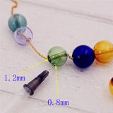 8pcs 12mm 14mm Refillable Essential Oil Glass Beads
