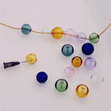 8pcs 12mm 14mm Refillable Essential Oil Glass Beads