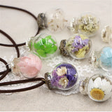8pcs Hollow Glass Globe Ball Pendant Glass Bottle DIY Charms Findings