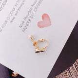8pcs Alloy White Gold Earring Accessories Stainless Steel DIY