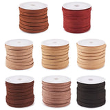 8 Rolls Mixed Faux Suede Cord for DIY Jewelry Making 5x1.5mm