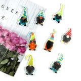 Set of 8 Gnome Dwarf Pendant Silicone Mould for Epoxy DIY Necklace Earrings