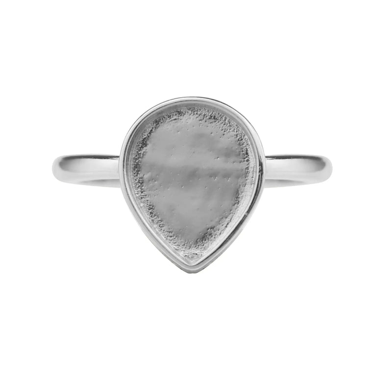 Breast Milk Resin Star Ring Setting 925 Sterling Silver DIY Ring